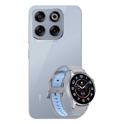 Celular ZTE Axon 70 256 GB Gris + Smartwatch Telcel