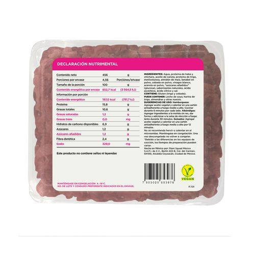 Molida Vegetal Plant Squad 456g