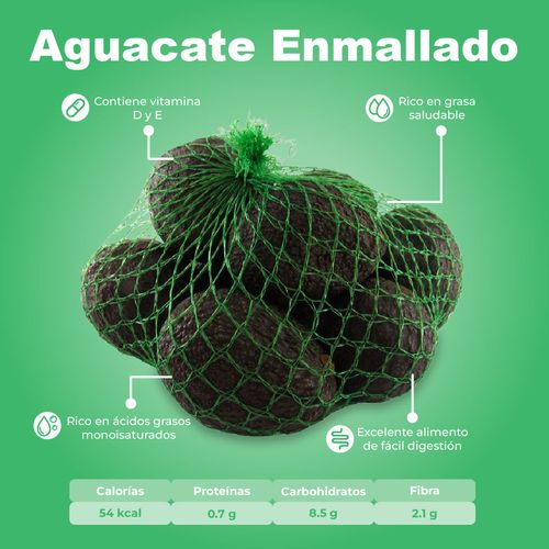 Aguacate Hass Enmallado Pieza