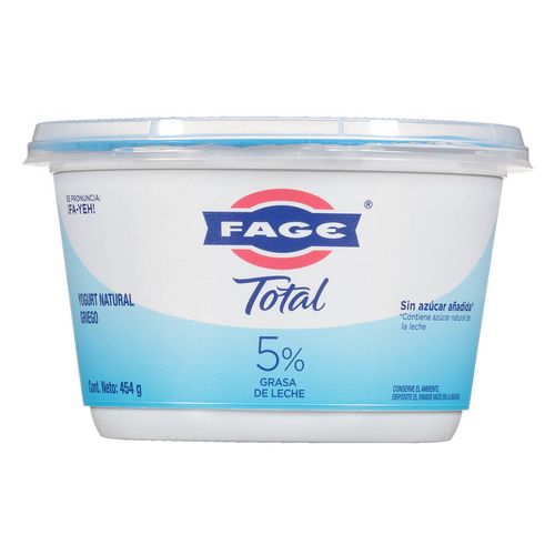 Yogurt FAGE Natural Griego 454g