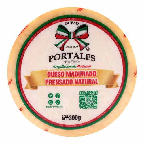 Queso Madurado Portales de la Provincia Prensado con Chile Jalapeño 300g