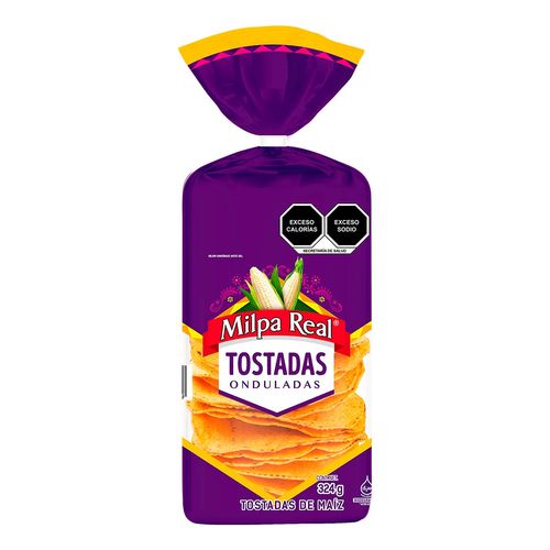 Tostadas Milpa Real Onduladas 324g