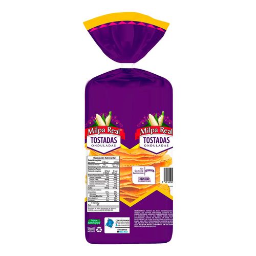 Tostadas Milpa Real Onduladas 324g