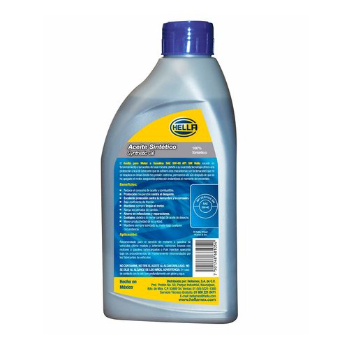 Aceite Lubricante Sintético 5W40SNVW 946ml