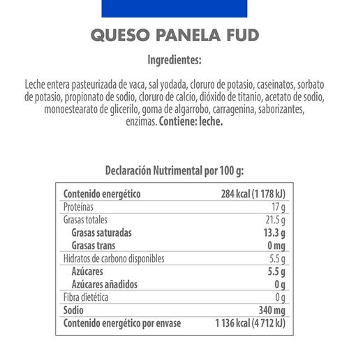 Queso Fud Panela 400g