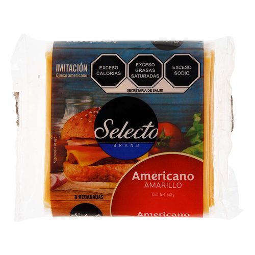Queso Selecto Americano 140g