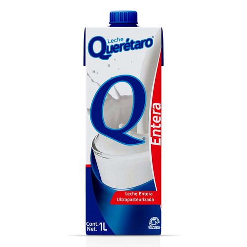 Leche Querétaro Entera Ultrapasteurizada 1L