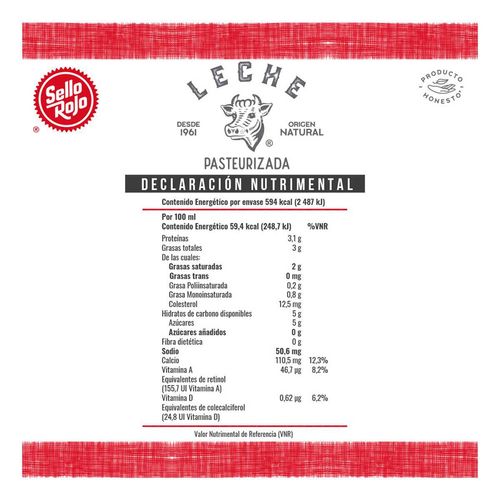 Leche Sello Rojo Fresca Entera 1L