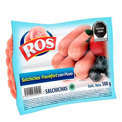 Salchicha Ros Frankfort Pavo 500g