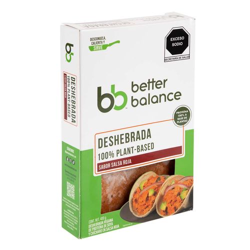 Carne Deshebrada en Salsa Roja Better Balance 400g
