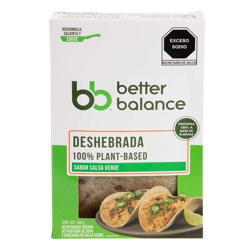 Carne Deshebrada en Salsa Verde Better Balance 400g