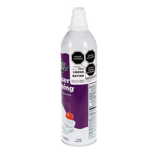 Crema Batida Deslactosada First Street 396g