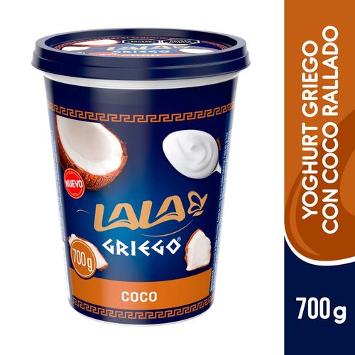 Yoghurt Lala Griego Coco Batido 700g
