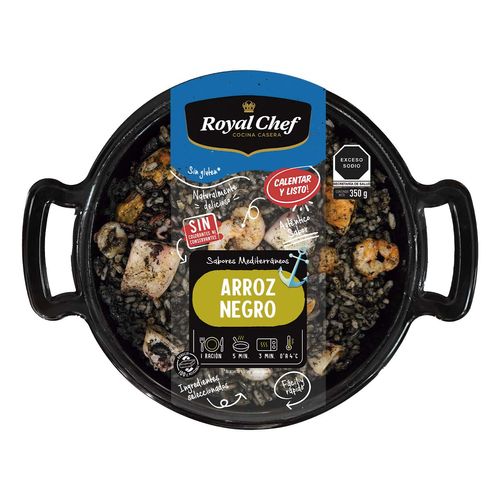 Paella Royal Chef Arroz Negro 350g