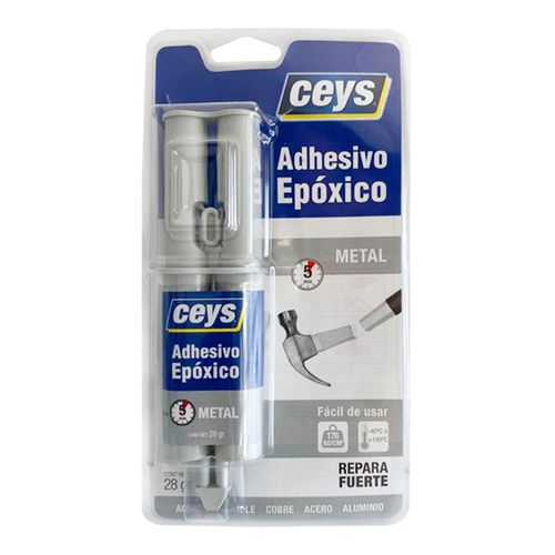 Adhesivo Liquido Epóxico Ceys 28g para Metal