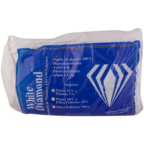 Almohada White Diamond Estándar Blanco