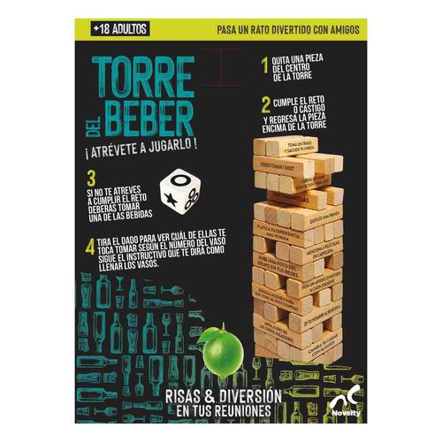 Juego de Mesa Novelty Adulto Torre del Beber