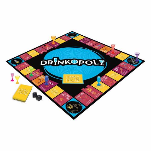 Juego de Mesa Novelty Adulto Drinkopoly