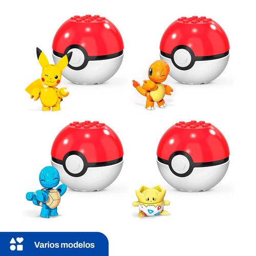 Juguete de Construcción Mega Construx Pokébola con Personaje