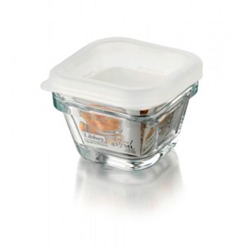 Refractario Cuadrado Chico Save N Store Libbey con Tapa 419ml