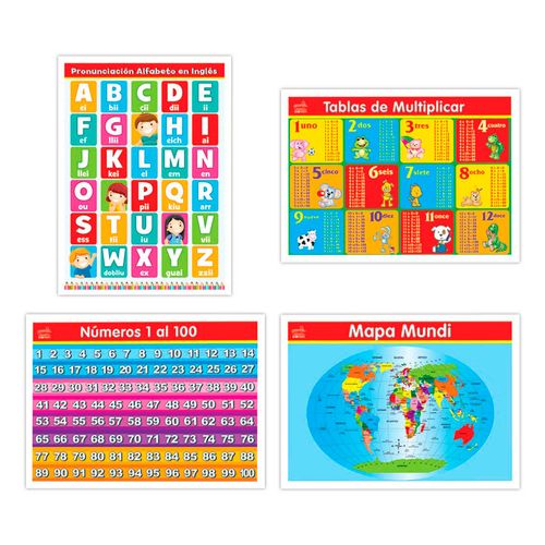 Mini Poster Granmark Varios 4 Pzas