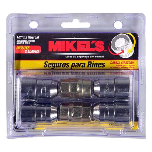 Seguro Rin Mikel´s 1/2” X 2 Tuerca