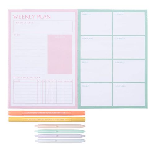 Set de Accesorios Paper Oficina Pastel