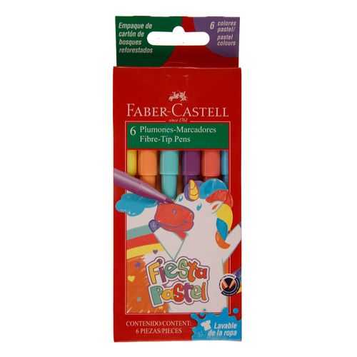 Plumon Faber-Castell 6 Pzs