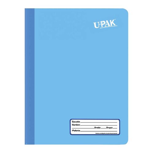 Cuaderno Upak Italiano 100 Hojas Cuadro Chico Colores