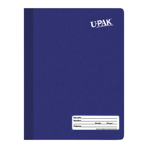 Cuaderno Upak Italiano 100 Hojas Cuadro Chico Colores