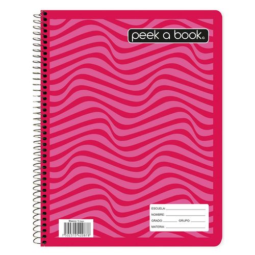 Cuaderno Peek a Book Prof 70 Hojas Cuadro Grande