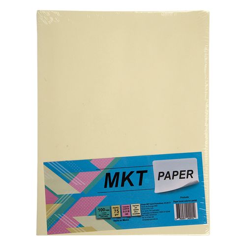 Paquete De Hojas Mkt Color Pastel Bond