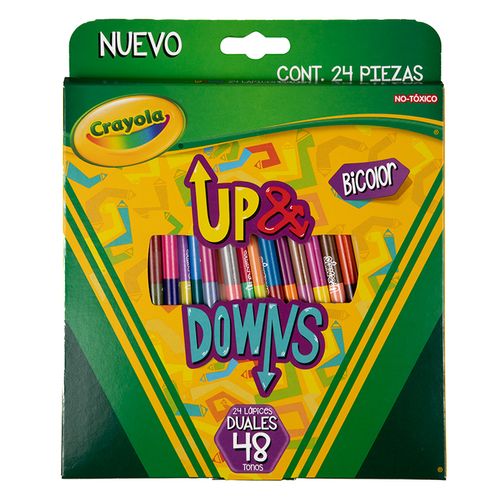 Lapices De Colores Crayola 24 Pz Duales