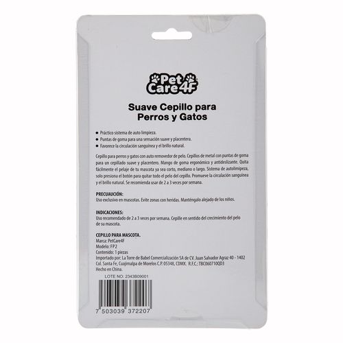 Cepillo PetCare4F FP2 6 Pza.