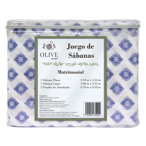 Sábana Olive By Logan Matrimonial