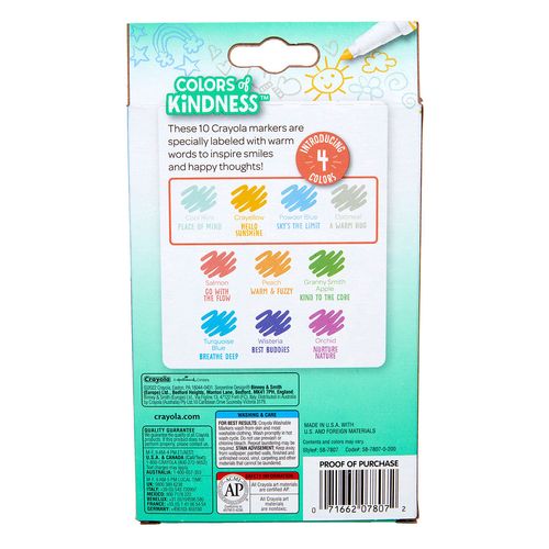 Plumones Crayola 10 Pzas