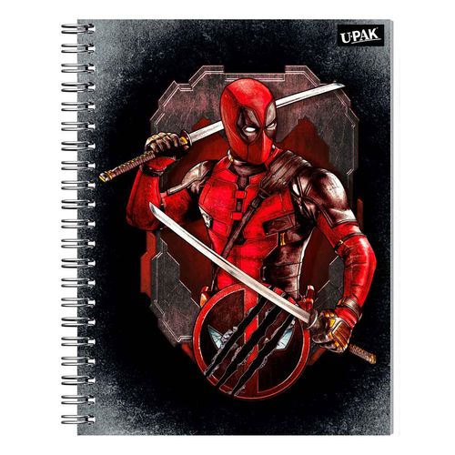 Cuaderno Dipak Profesional 100H Cuadro Chico Deadpool 2024