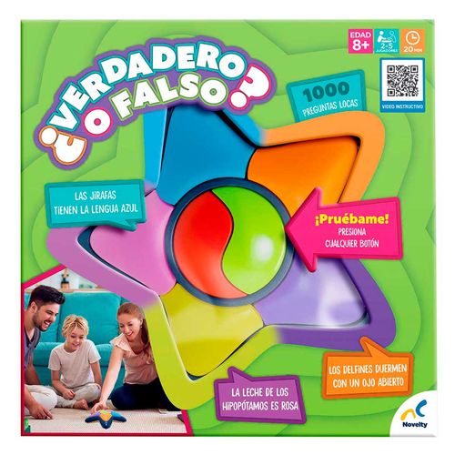 Juego De Mesa Novelty Verdadero o falso