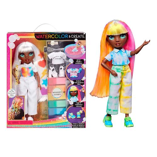 Muñeca Rainbow High Colorea y crea