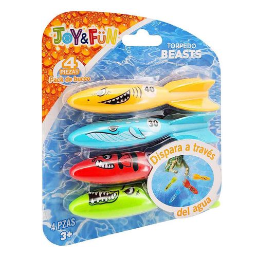 Cohete Joy & Fun Sumergible para Alberca 4 Piezas