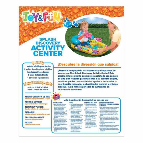 Alberca Joy & Fun inflable con juegos