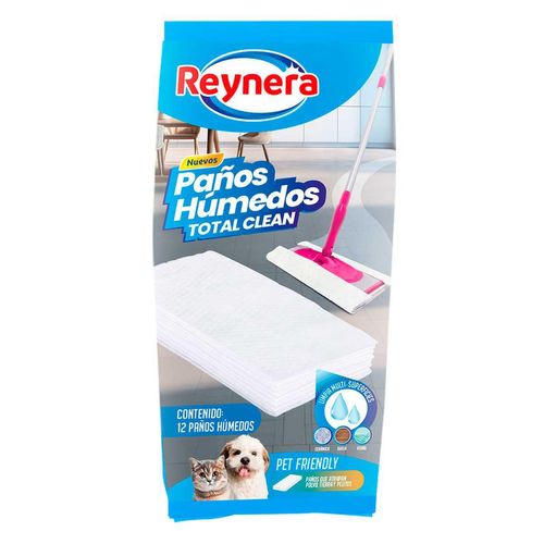 Paños Humedos Total Clean Reynera 12 Piezas