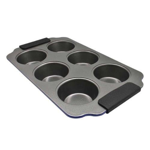 Bandeja para Cupcakes de Acero Al Carbón con Silicón Cocina Mia