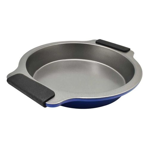 Bandeja Redonda para Hornear de Acero Al Carbón con Silicón Cocina Mia