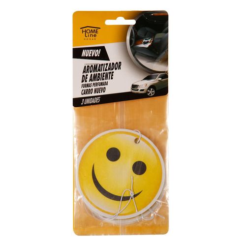 Aromatizante Para Auto Home line New Car 3 Piezas