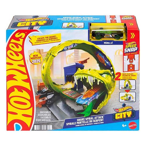 Hot Wheels City Pista de Juguete Ataque de Serpiente