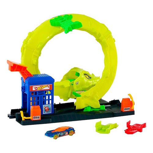 Hot Wheels City Pista de Juguete Ataque de Serpiente
