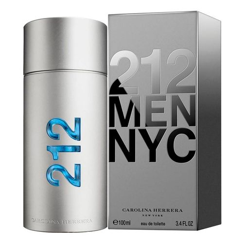 Fragancia para Caballero Carolina Herrera 212 Men Eau de Toilette 100ml