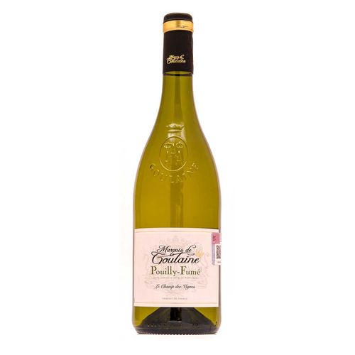 Vino Blanco Francés Pouilly Fume Goulaine Le Champ Des Vignes 750ml