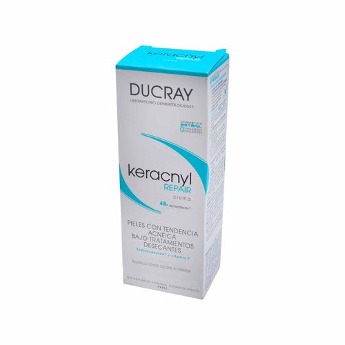 Crema facial compensadora e hidratante, Keracnyl Repair, 50 ml